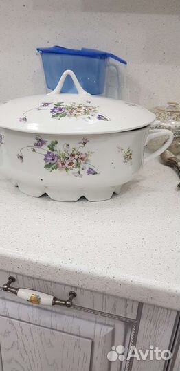 Супница и блюдо М.С.Кузнецов