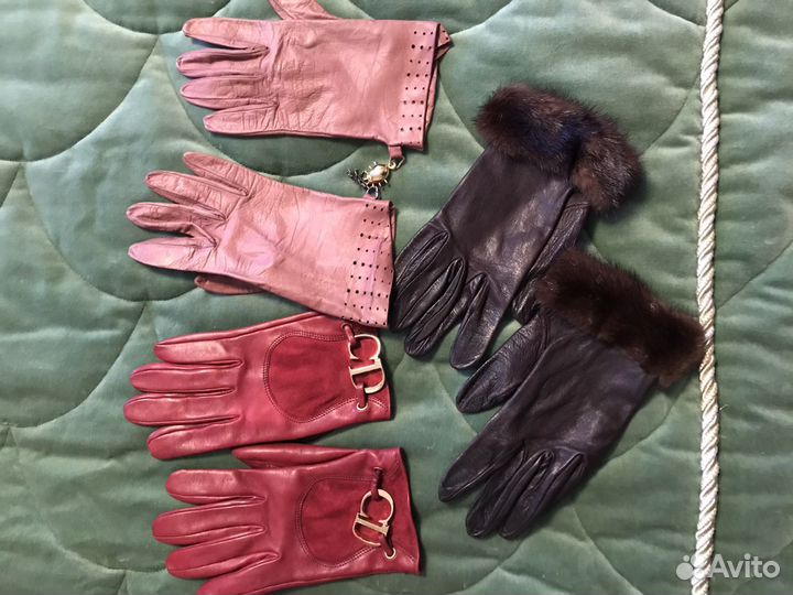 Christian dior, valentino перчатки