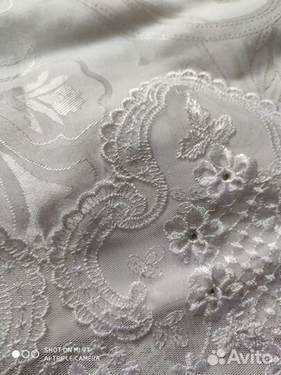 Новый комплект евро белое Blumarine