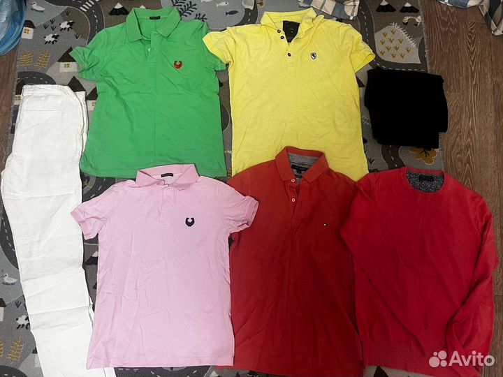 Поло мужское, брюки xs/s. Tommy Hilfiger