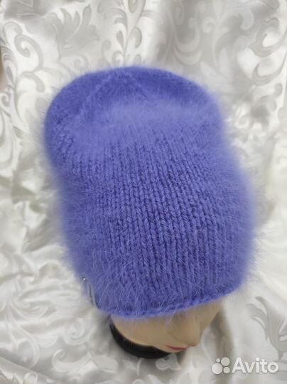 Шапка бини из пуха норки