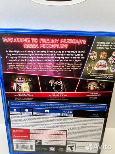 Игры для приставок ps4 fnaf security Breach