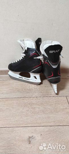 Коньки хоккейные graf размер 37