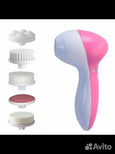Щетка массажная для очищения лица новая