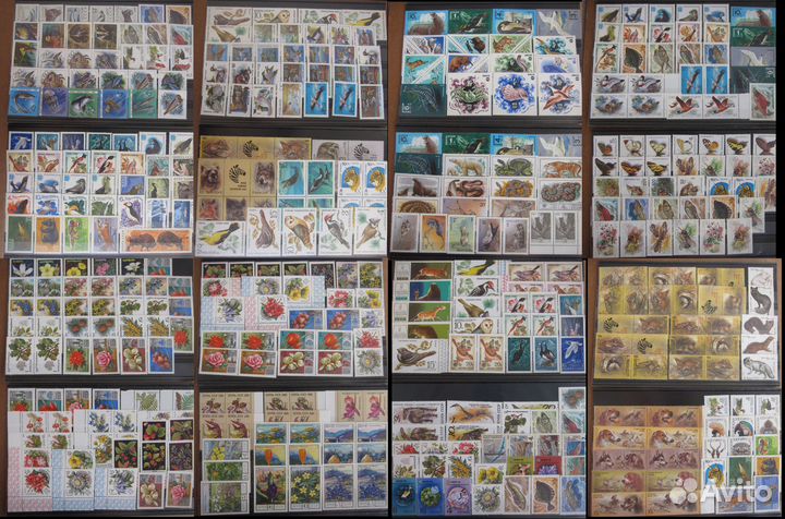 Марки СССР. Фауна и флора. 1966-1991 (чбн)