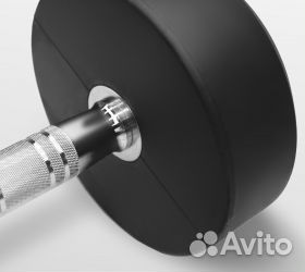 Набор обрезиненных гантелей Bronze Gym 27.5-50 кг