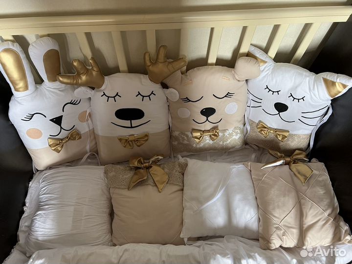 Бортики в детскую кроватку