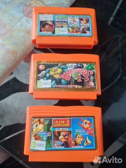 Картриджи для dendy