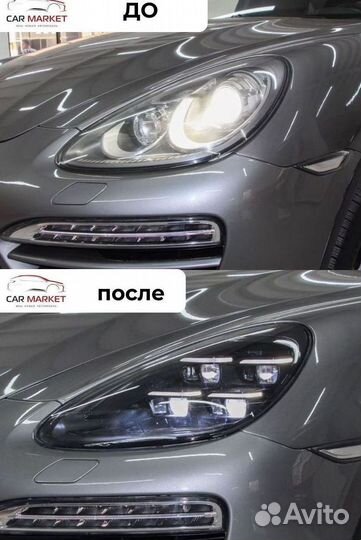 Фары Porsche Cayenne 958.1 (2024 style)