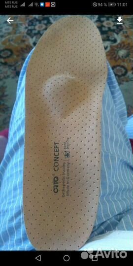 Ортопедические стельки 38