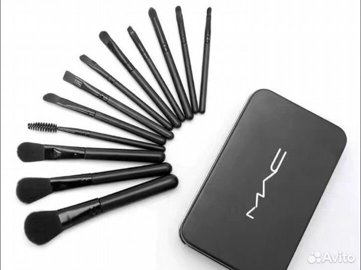 Новый набор кистей для макияжа 12 шт MAC