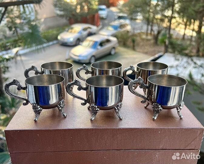 Новые мельхиоровые чашечки