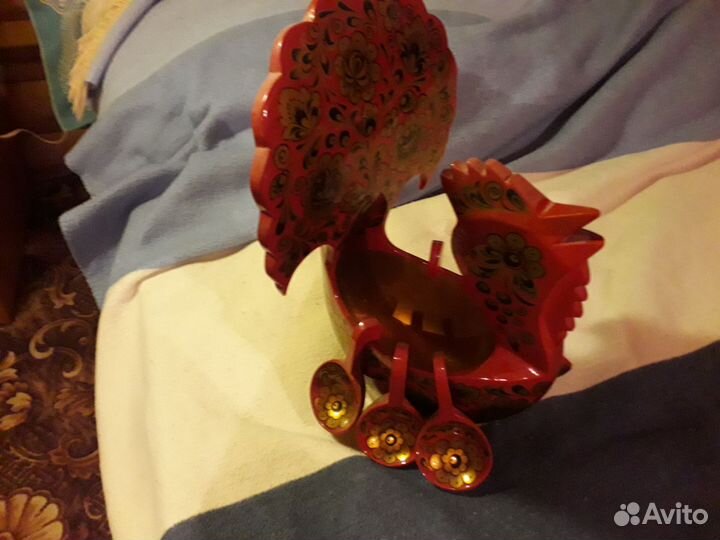 Хохлома братина с 6 ковшами