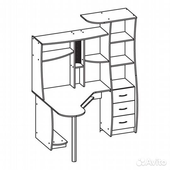 Компьютерный стол Интел-9