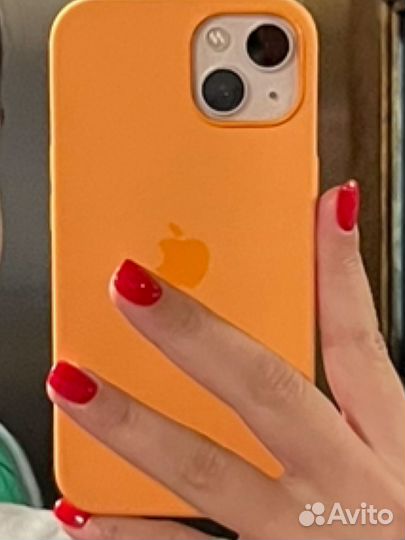 Оригиналтный чехол apple silicon case на iPhone13