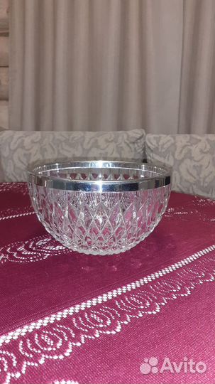 Ваза хрустальная,ваза стекло СССР