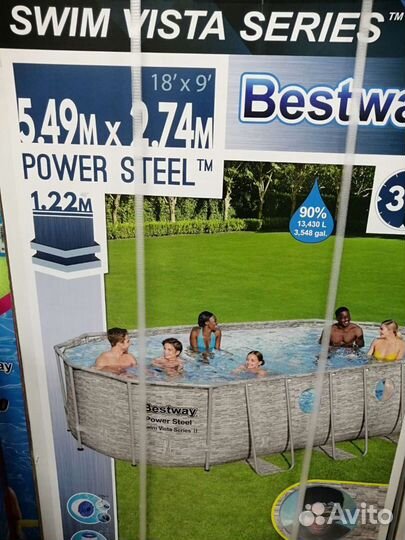 Каркасные бассейны разных размеров