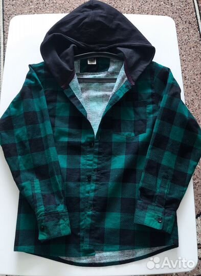 Рубашка с капюшоном для мальчика