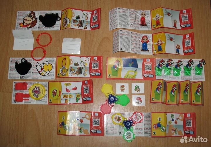 Супер Марио Super Mario игрушки из kinder joy