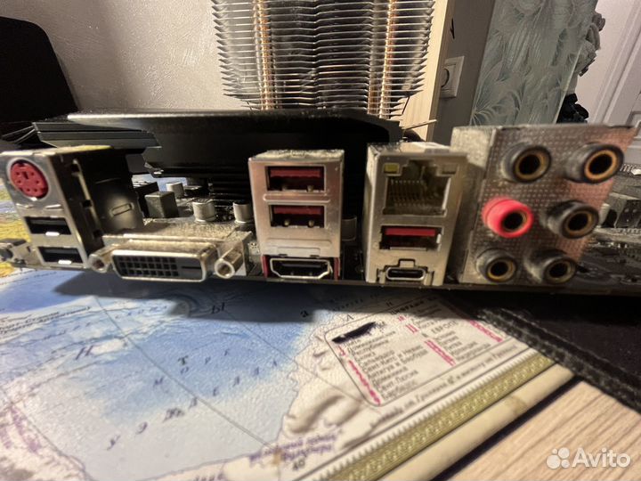 Материнская плата+куллер+ процессор+оперативка