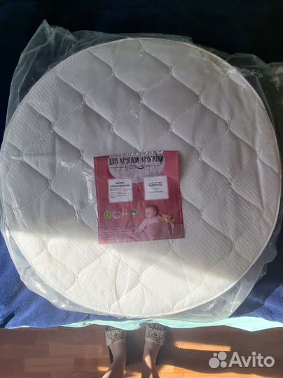 Матрас детский круглый 72см