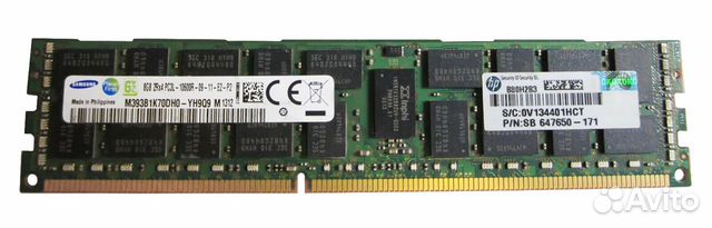 Оперативная память HP 8Gb 647877-B21 647650-171
