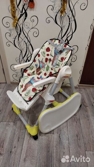 Стульчик для кормления chicco polly