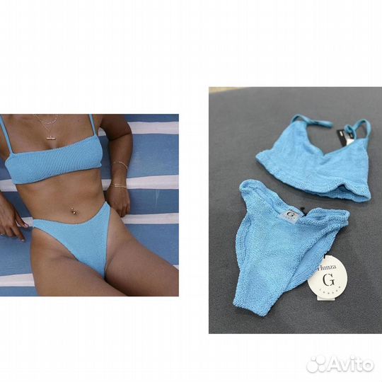 Новый купальник Hunza G Blue