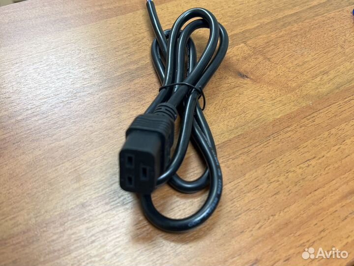 Кабель для асика С19 3х2,5 1,5метра без вилки