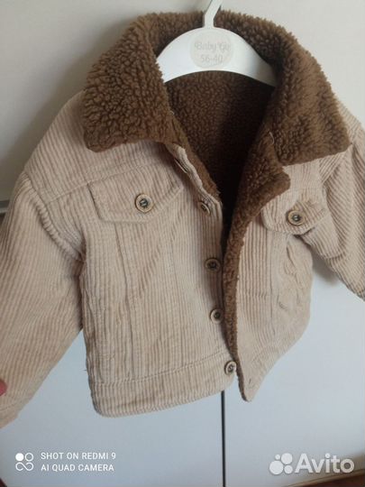Куртка для малыша 74-80