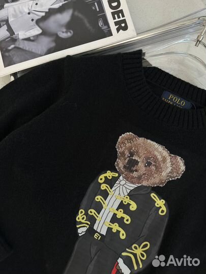 Polo ralph lauren bear свитер