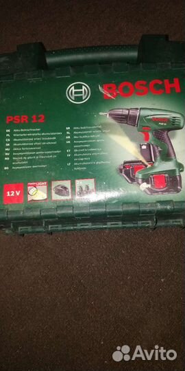 Аккумуляторная дрель шуруповерт bosch