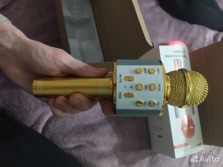 Караоке микрофон детский игрушка