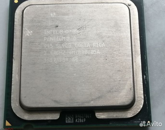 Pentium D 945 + медный кулер