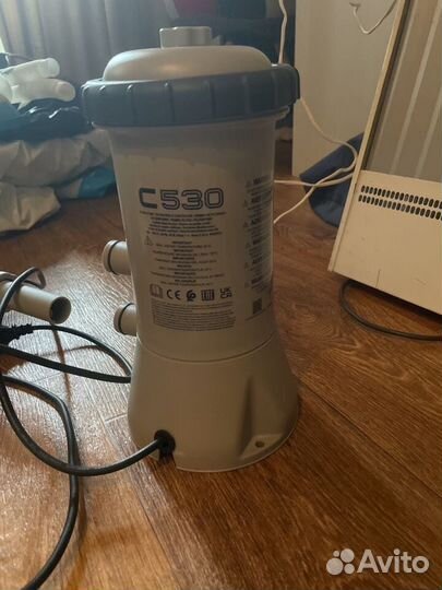 Каркасный 2 м бассейн intex с пологом с фильтром