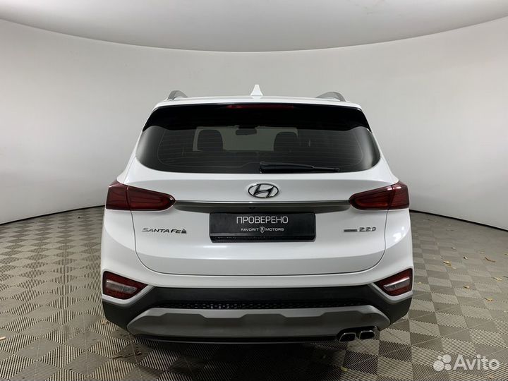 Hyundai Santa Fe 2.2 AT, 2019, 181 152 км