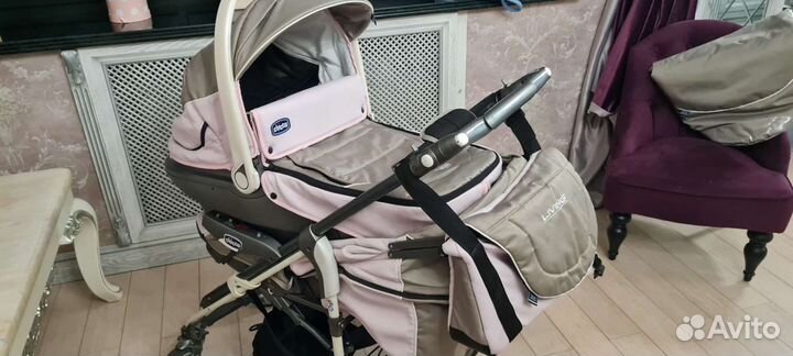 Коляска chicco 3 в 1