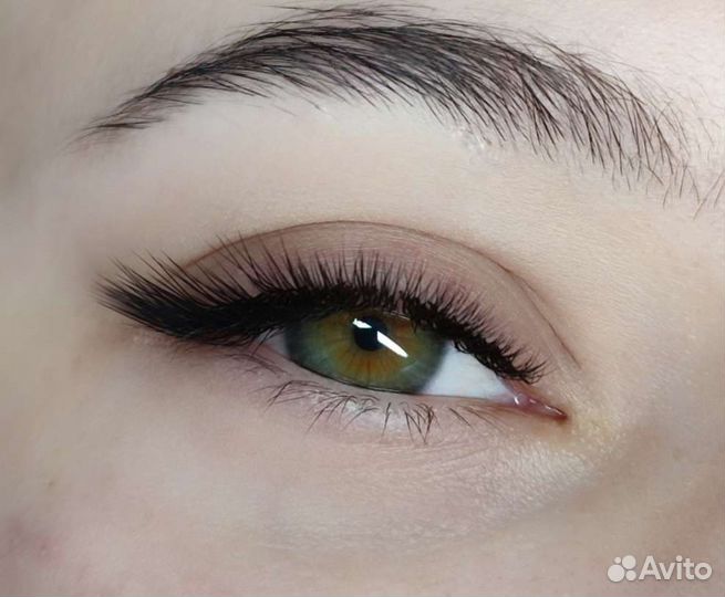 Наращивание, лами ресниц/ укладка бровей