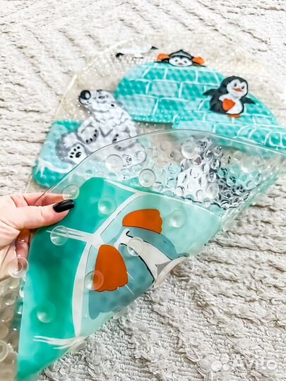 Детский коврик для ванной для купания с игрушками