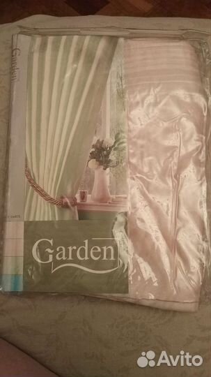 Штора тюль органза готовая с лентой Турция