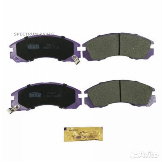 Колодки тормозные дисковые перед nibk PN3233
