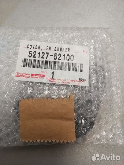 Заглушка бампера Toyota Probox 5212752100