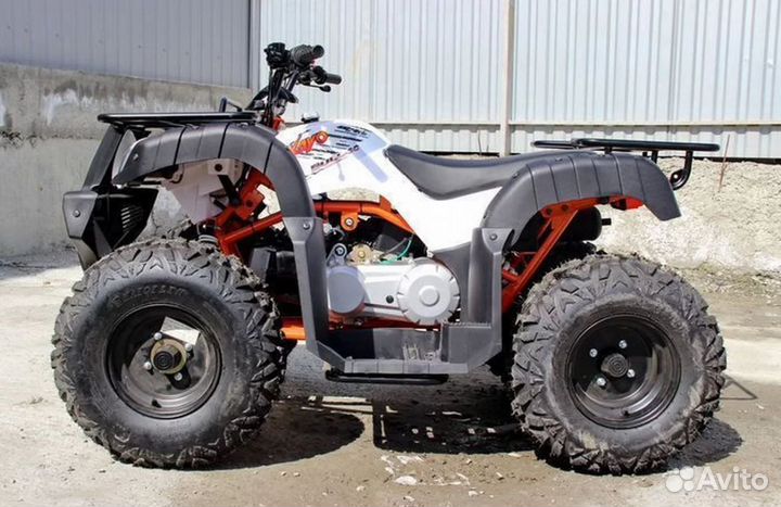 Квадроцикл Kayo Bull-3C черно-белый