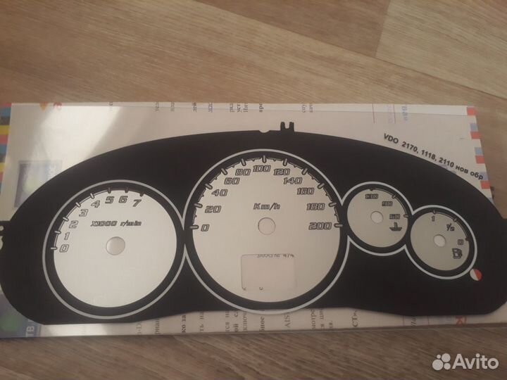 Накладки на комбинацию приборов Ваз