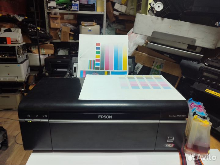 Цветной принтер Epson P50 пробег 1132 стр