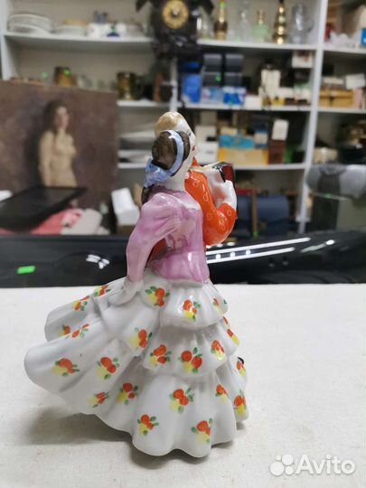 Статуэтка Уральская кадриль Фарфор Дулево (Ч)