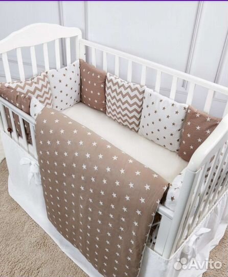 Бортики в детскую кроватку бу