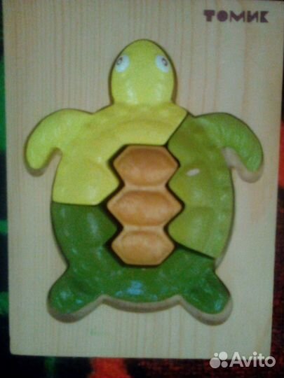 Игрушки деревянные, шар с медвежонком,юла