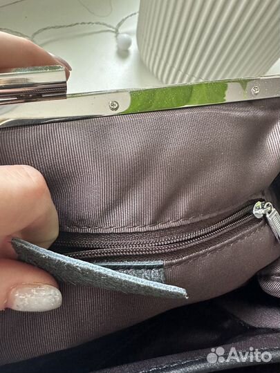 Сумка натуральная кожа/замша