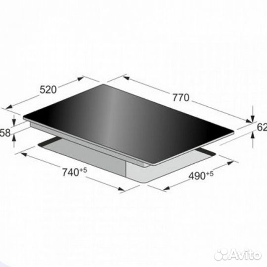 Индукционная варочная панель Kaiser KCT 7797 FI El